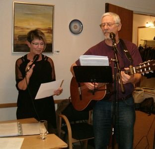 Karen og Flemming underholdt